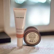 Laura Mercier Loose Setting Powder Translucent Medium Deep + Tinted Moisturizer