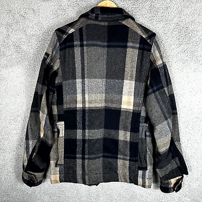 Abercrombie & Fitch Upper Hudson Jacket Men's Small Wool Abercrombie & Fitch Upper Hudson Jacket Men's Small Wool