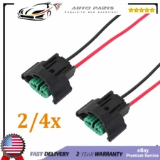 Wire Pigtail Female C H11 Two Harness Fog Light Bulb Lamp Connector Socket Plug