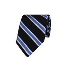 Gitman Woven Ribbed Stripe Silk Neck Tie - Long Length