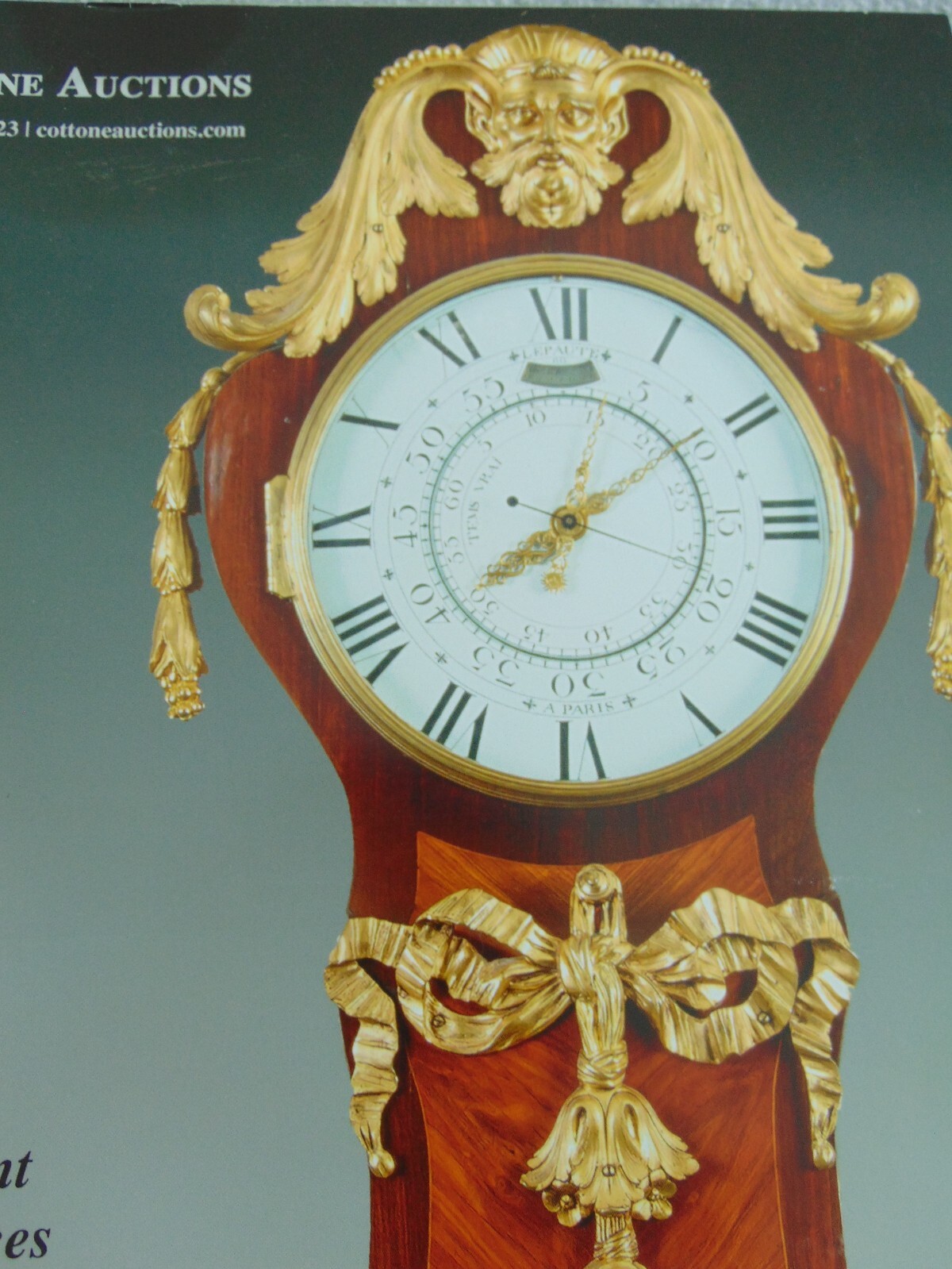 COTTON AUCTIONS MARCH 31ST 2023 AUCTION GUIDE IMPORTANT TIMEPIECES