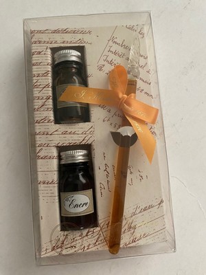 J. Herbin Glass Pen Gift Set New Sealed Pen And Ink Set