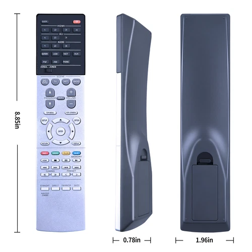 New RAV563 ZZ48380 Remote Control Work For Yamaha AV Receiver RXA680 RX-A680 - Picture 7 of 7