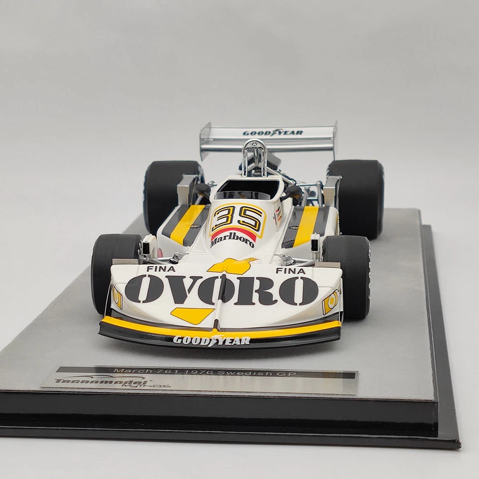 1/18 Tecno Mythos Series March 761 OVORO #35 1976 Swedish GP TM18-222E Resin Car - Image 4 of 4