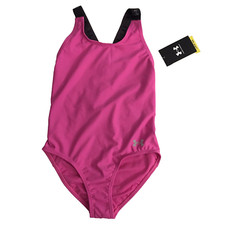 Under Armour Girls' One Piece Swimsuit Rebel Pink Size 10