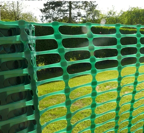 1m x 50m ROLL GARDEN Barrier Plant Industrial Fencing GREEN PLASTIC BARRIER MESH - Picture 1 of 4