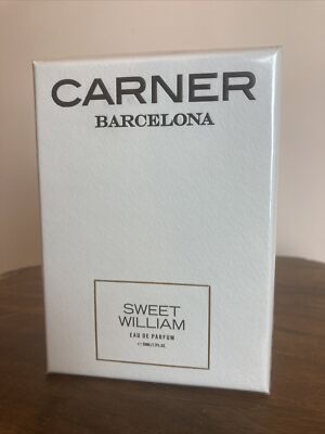 Carner Barcelona SWEET WILLIAM Eau de PARFUM 1.7fl oz/50ml NEW & SEALED
