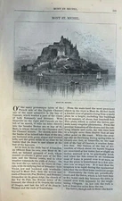 1875 Mont St. Michel illustrated