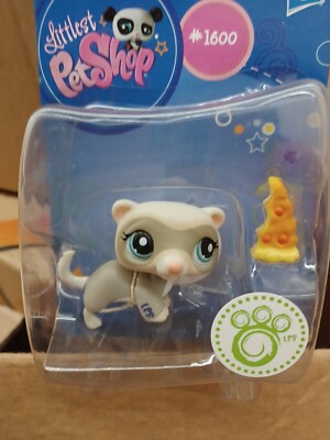 Littlest Pet Shop Ferret #1600 New In Package 2010