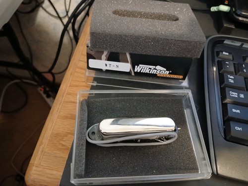 2 Vintage Anico Wilkenson Pickups for Tel - Bridge & Neck - Picture 3 of 4