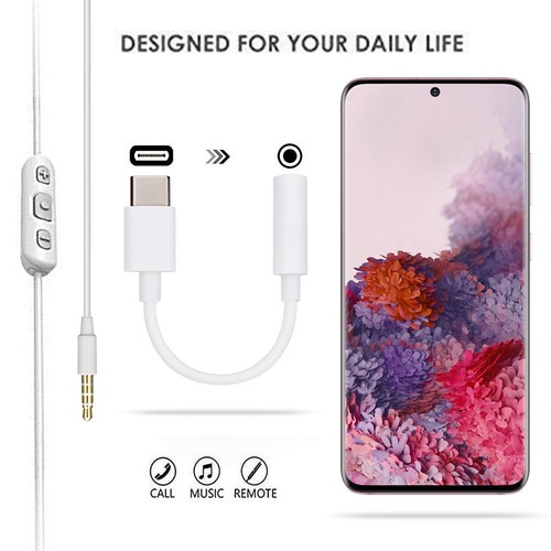 FOR Galaxy S20/S20+/S20 Ultra/S10/Note10, TypeC 3.5 mm Headphone Jack