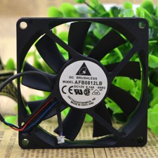 DELTA AFB0812LB 12V 0.14A 8CM 8015 Inverter Chassis Industrial Cooling Fan