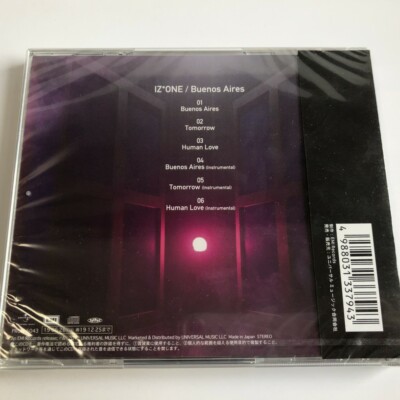 IZ*ONE CD JAPAN Buenos Aires Wiz*one Ver. K-POP SEALED | eBay