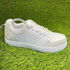 Airwalk Arena Mens Size 7 White Outdoor Leather Composite Toe Safety Work Shoes