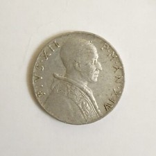 5 lire 1952 Citta' del Vaticano Pio XII