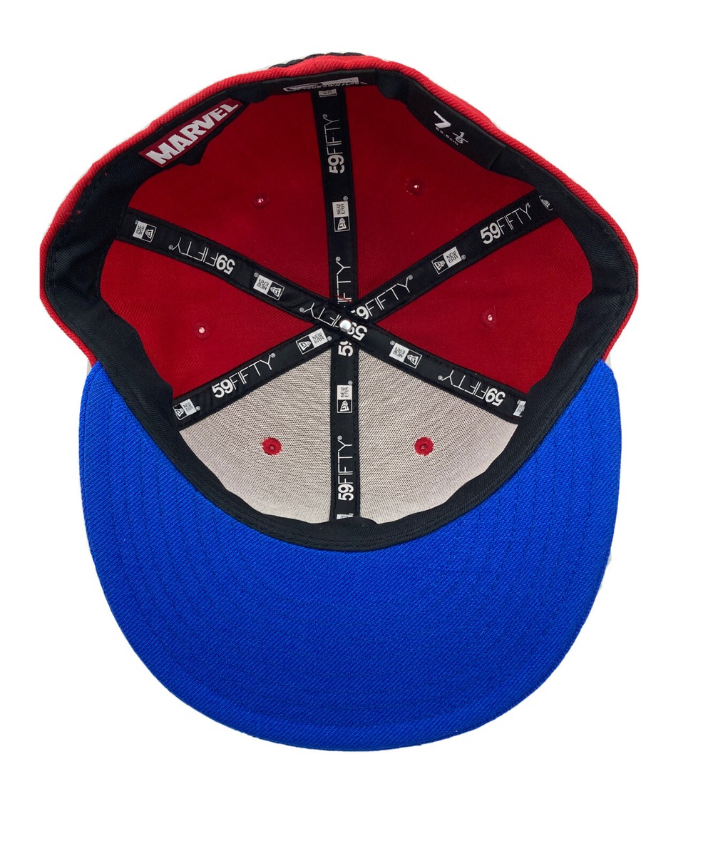 RED SPIDER × MLB × NEW ERA “ ATHLETICS ” New Era Spider-man Marvel 59fifty Fitted MLB Cap hat Red