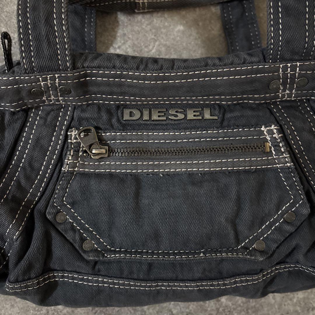 Diesel Women 00S Archive One Shoulder Bag Y2K 21x37cm Navy Diesel Women 00S Archive One Shoulder Bag Y2K 21x37cm Navy