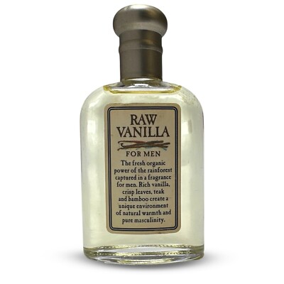 Vintage Coty Raw Vanilla for Men Cologne Splash 1.7 fl oz 50mL NEW Fast Ship