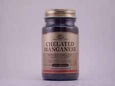 Solgar Chelated Manganese 100 Tablets