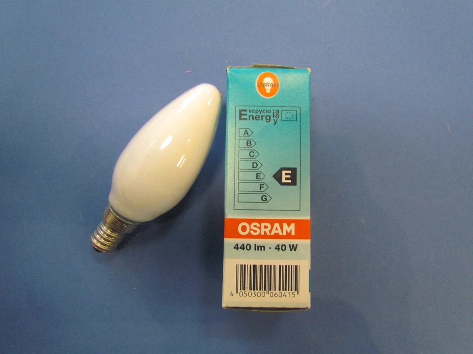 5X OSRAM SOFT WHITE  Superlux Softone  40W E14 Krypton Kerzenlampe DIMMBAR !!! - Bild 2 von 3