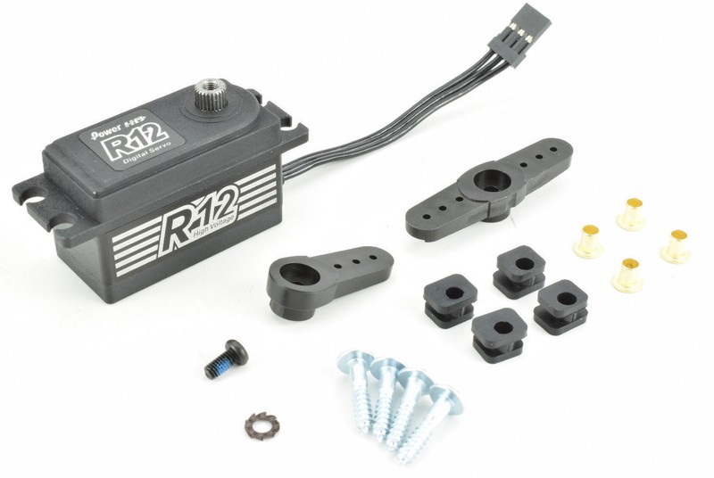 Power HD R12S Low Profile Digital High Voltage High Speed Steering Servo