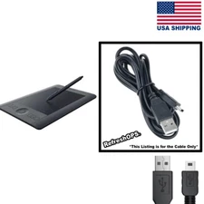 Wacom Intuos Pro PTH-451 Graphics Tablet USB Cable Transfer Cord Replacement