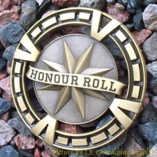 Geocaching Milestone Finds Honour Roll Geomedal Geocoin 100, 500, 1K, 5K