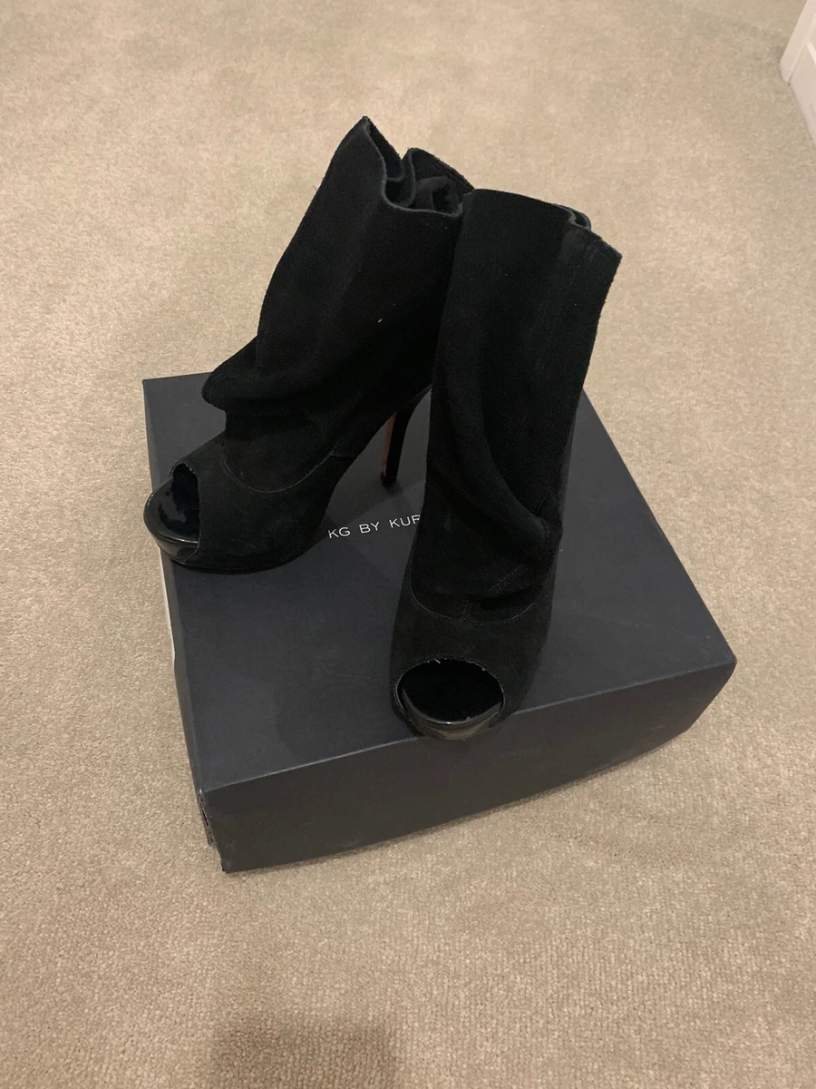 Kurt geiger peep toe boots cheap