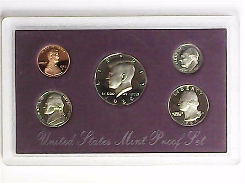 1989-S US Proof Mint Set 5 Coins CLAD 22soc0819 - Picture 3 of 6