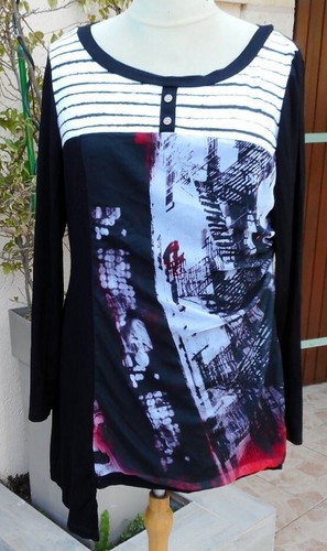 Tunique Femme LMV "La Mode Est à Vous" - Taille 42-44 (grand) - Modèle Stanley - Neuf