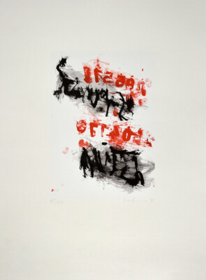 Lakner, Untitled. [19]95. Signed Original Colour Lithograph.