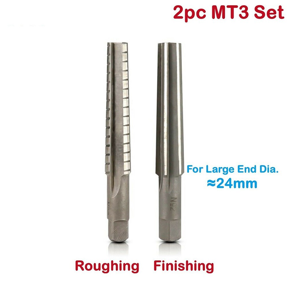 Hot Sale Hand Reamer Tapered Alloy Tool Steel Fine + Rough Morse Taper Socket - Picture 5 of 14