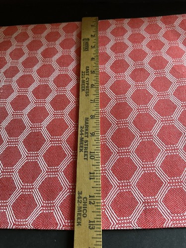Farmhouse Table Runner Placemat Set of 8 Red White Cotton Summer July 4th - Picture 11 of 15