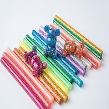Mini Glitter Hot Glue Gun Sticks 150PCS, 15 Colors for DIY Craft Projects 0.14 per gallon