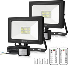 MEIKEE 25W Security Lights with Motion Sensor Outdoor PIR Lights Led Floodlight