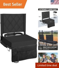 Comfortable Stadium Bleacher Seats with Built-In Cup Holder   Ready for Action