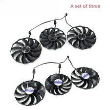 1 Set For ASROCK RX 7900XT 7900XTX TaiChi Graphics Card Cooling Fan CF1010H12S