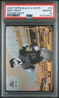 2025 Topps Black & White Mike Trout GOLDEN HOUR /50 SSP PSA 10 GEM MT Pop 3!