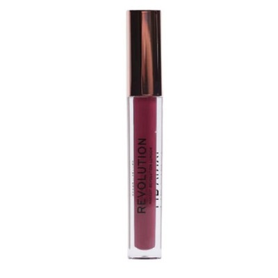 Makeup Revolution Beauty Lip Vinyl Intense Shine Lipgloss, Black Forest