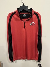 Colosseum University of Utah Utes Pullover Quarter Zip NWT Men  s Size M