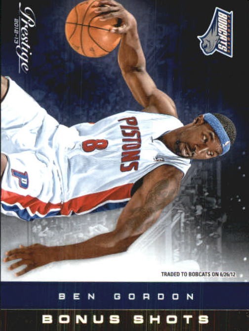 2012-13 Prestige Bonus Shots Gold #57 Ben Gordon/249 - BSK