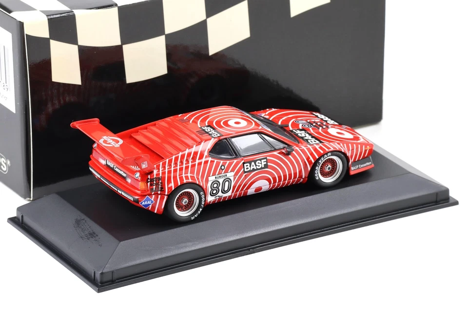 1:43 Minichamps BMW M1 BASF #80 H.-G.Bürger - Immagine 2 di 3