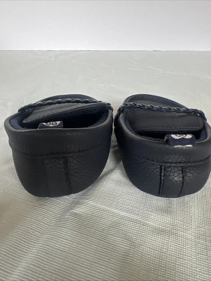 Mocasines de vestir Stepping Stones bebé niño azul marino Foto 3 de 4