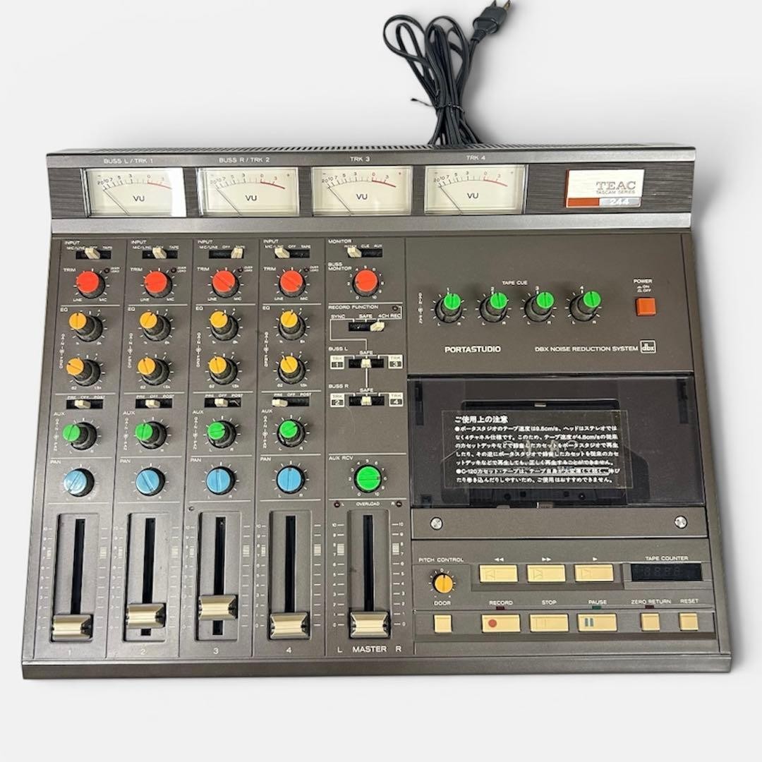 TASCAM Portastudio 244 TEAC Multitrack Cassette Recorder Vintage