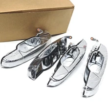 For 07-14 GMC/Chevy Tahoe/Yukon/Sierra Denali 4X Chrome Left&Right Door Handles