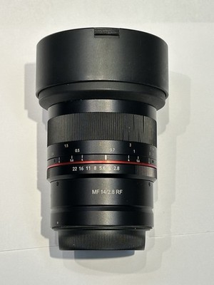 Samyang MF 14mm 2,8 RF für Canon Hochleistungsweitwinkelobjektiv
