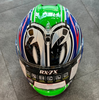 Arai Japan RX-7X Nakano Green 04 Limited Edition full face RX-7V