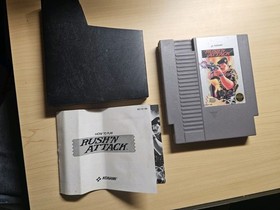 Lotto 5 giochi/manuali NES Jackal, Rush N Attack, QBert, Rad Racer, Foreman KO testati