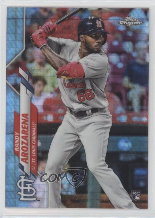 2020 Topps Chrome Prism Refractor Randy Arozarena #49 6pf