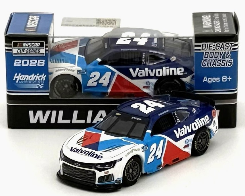 2026 WILLIAM BYRON #24 Valvoline 1:64 In Stock